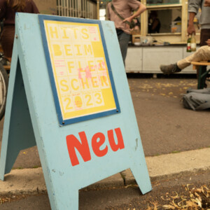 Hits beim Fleischer / Plakat / Foto: René Langner